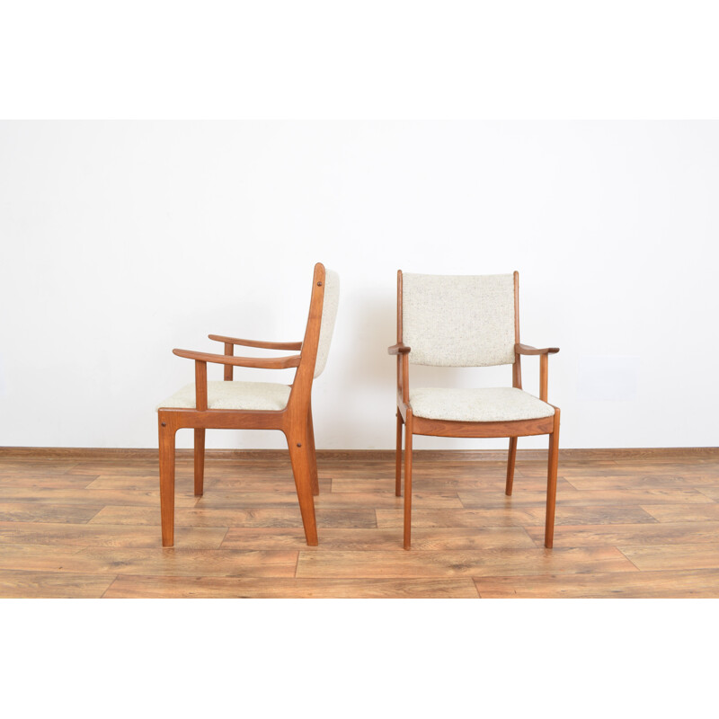 Set of 6 vintage teak dining chairs by Johannes Andersen for Uldum Mobelfabrik, 1960s