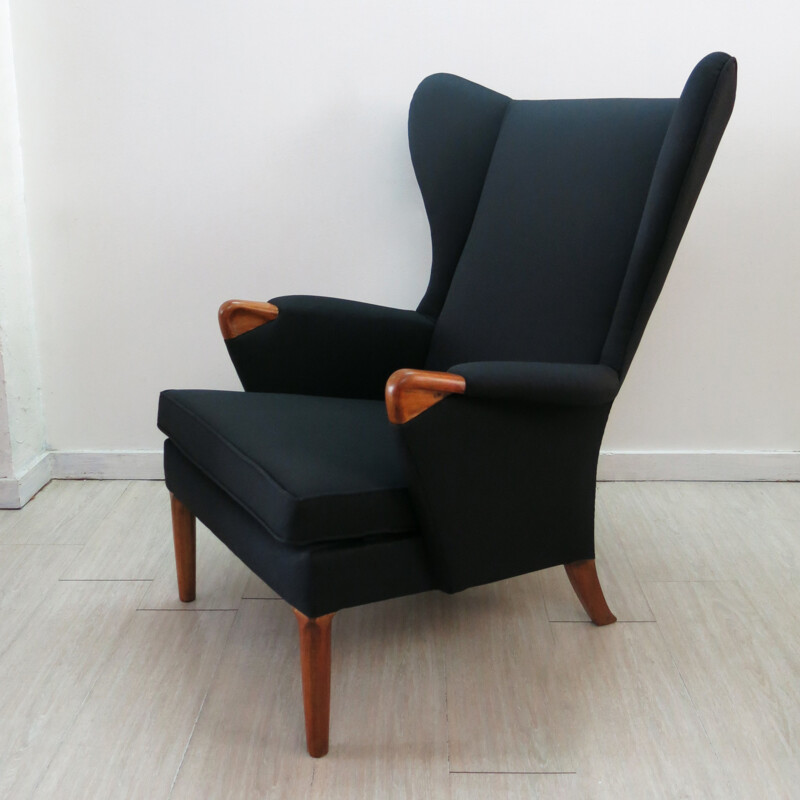 Vintage Parker Knoll wingback armchair - 1960s