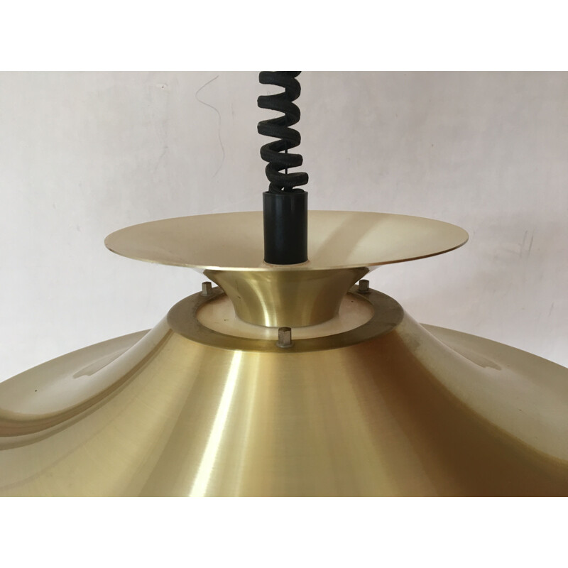 Scandinavian suspension lamp vintage 1970