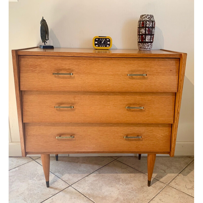 Vintage three drawer chest 1960