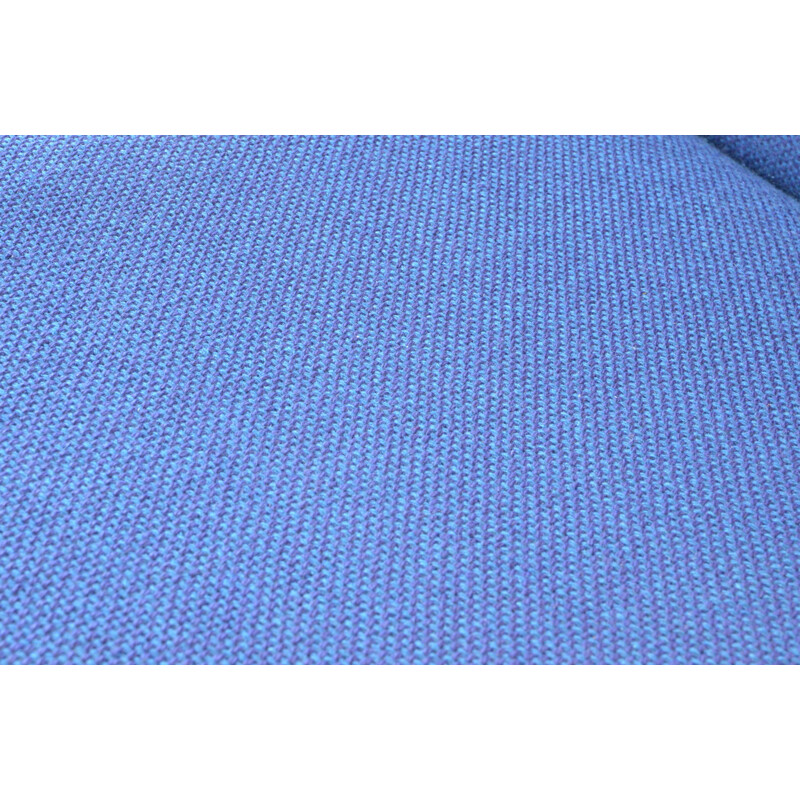 Fauteuil vintage en laine bleue "Alky" de Giancarlo Piretti, 1960