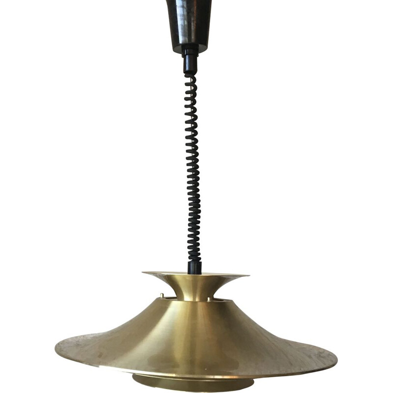 Scandinavian suspension lamp vintage 1970
