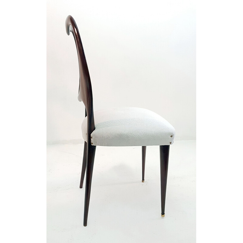 Set of Eight vintage Dining Chairs by Vittorio Dassi, Italy