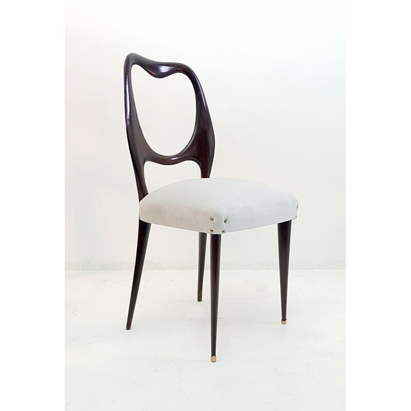 Set of Eight vintage Dining Chairs by Vittorio Dassi, Italy