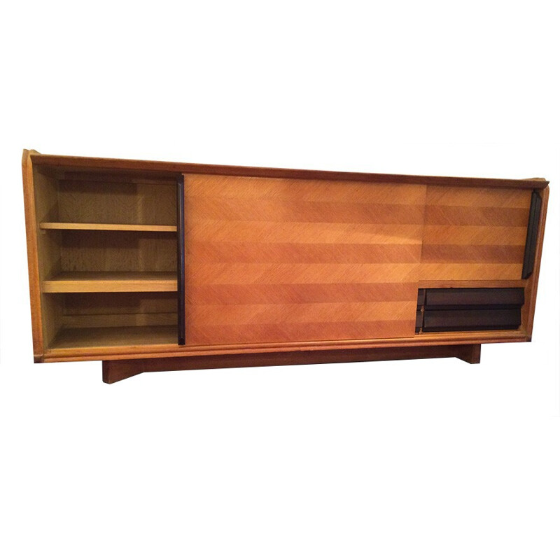 Sideboard vintage, and GUILLERME CHAMBRON - 1950s 