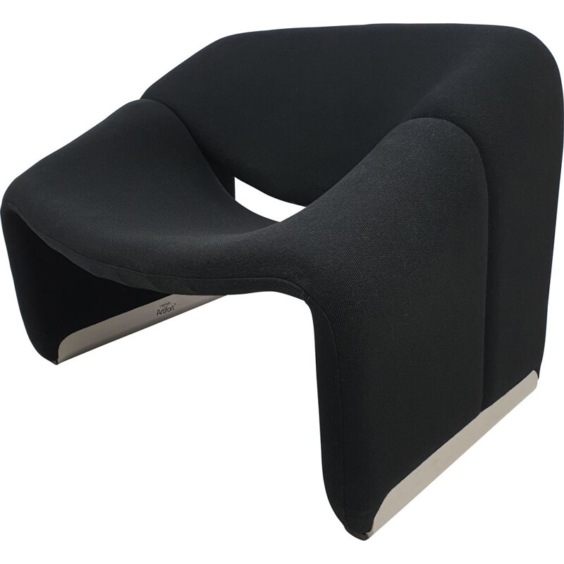 Vintage Groovy armchair F598 by Pierre Paulin for Artifort, 1980s