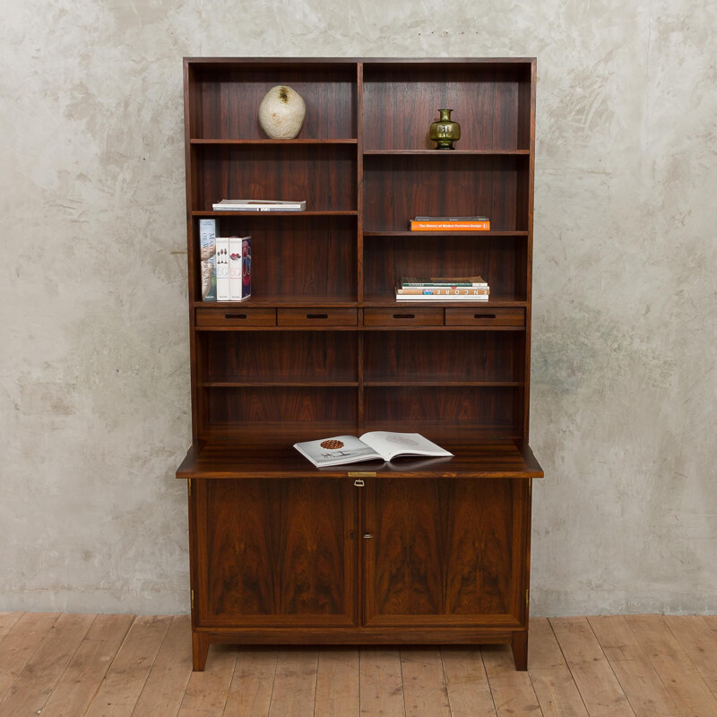 Rosewood vintage secretary by Omann Jun