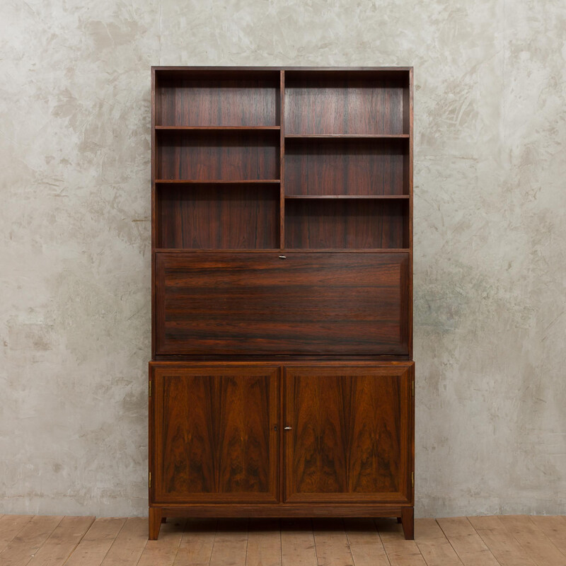 Rosewood vintage secretary by Omann Jun