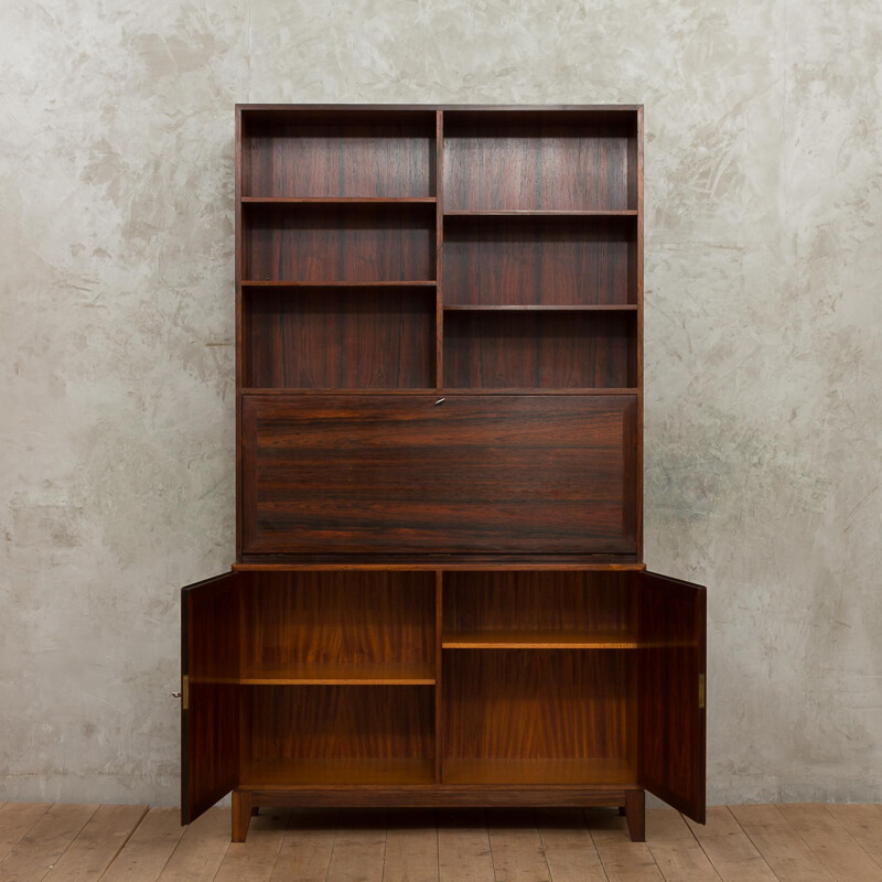 Rosewood vintage secretary by Omann Jun