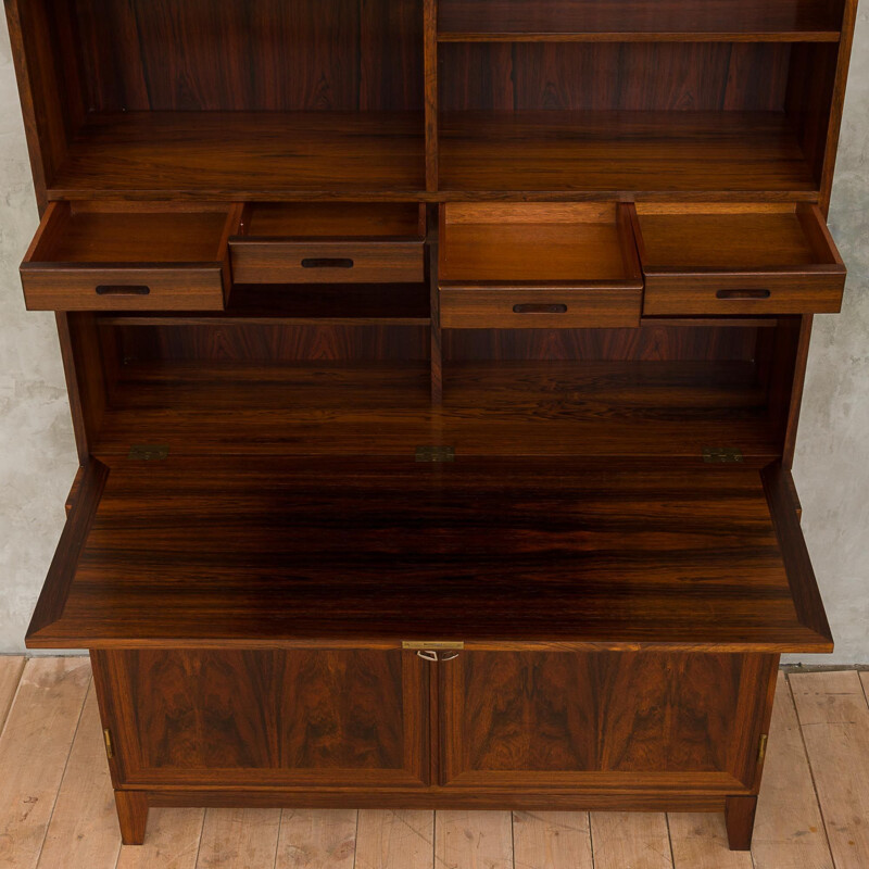 Rosewood vintage secretary by Omann Jun