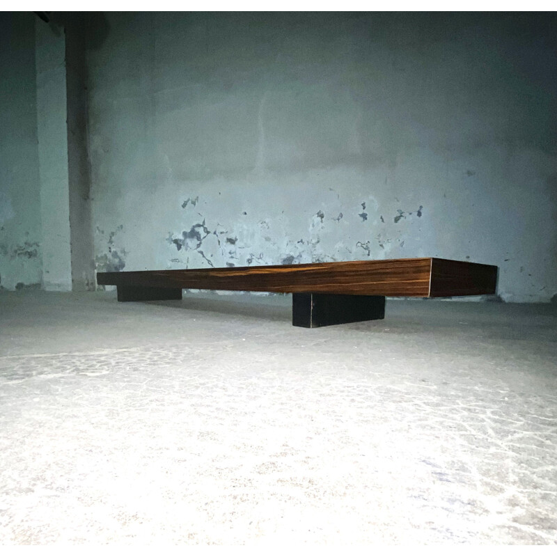 Table basse vintage en palissandre par Poul Cadovius, 1960