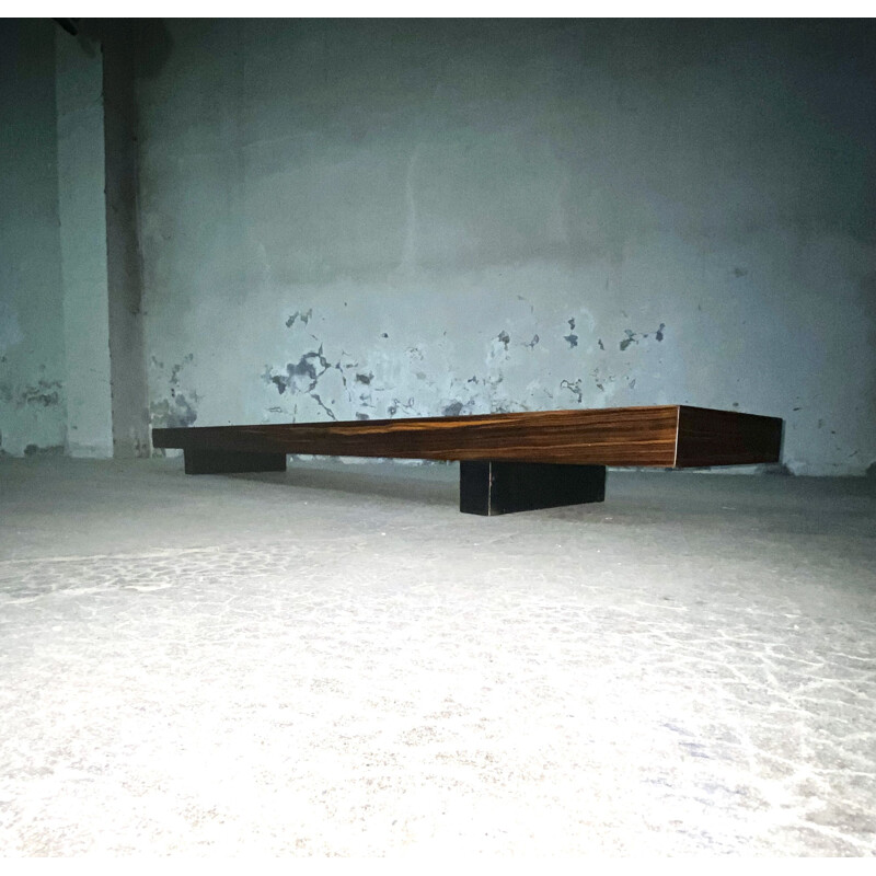 Vintage rosewood coffee table by Poul Cadovius, 1960