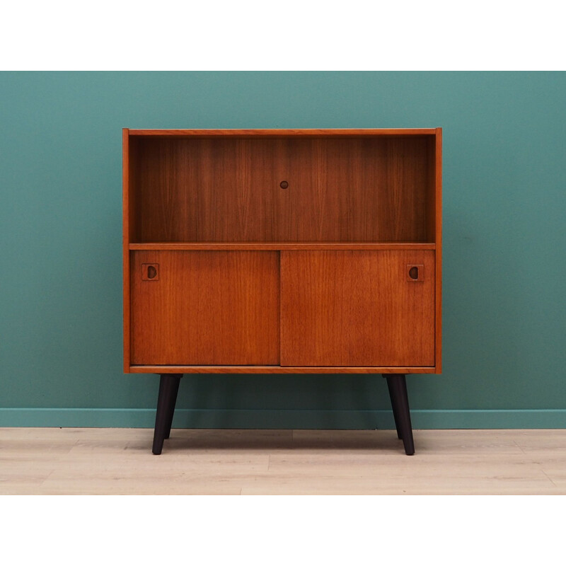 Petite armoire vintage en teck, 1960-70