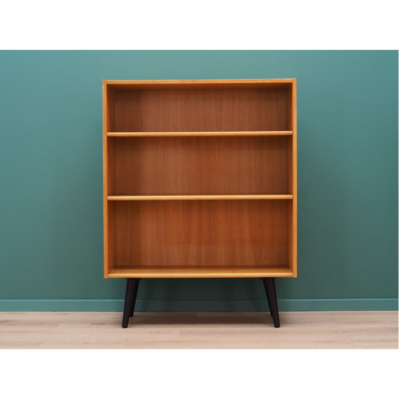 Vintage ash bookcase, scandinavian style, 1960-70s