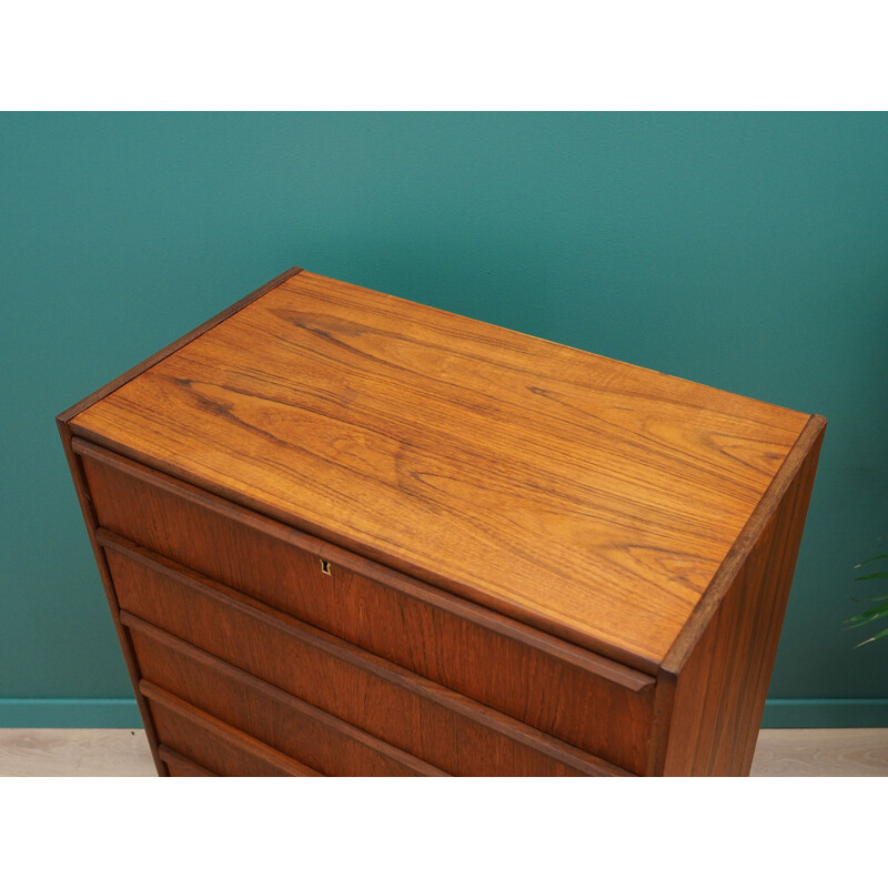 Vintage teak Chest of Drawers from Hanbjerg Mobelfabrik, 1960-70s