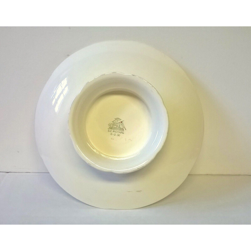 Centro de mesa de cerámica vintage de Gio Ponti, 1936