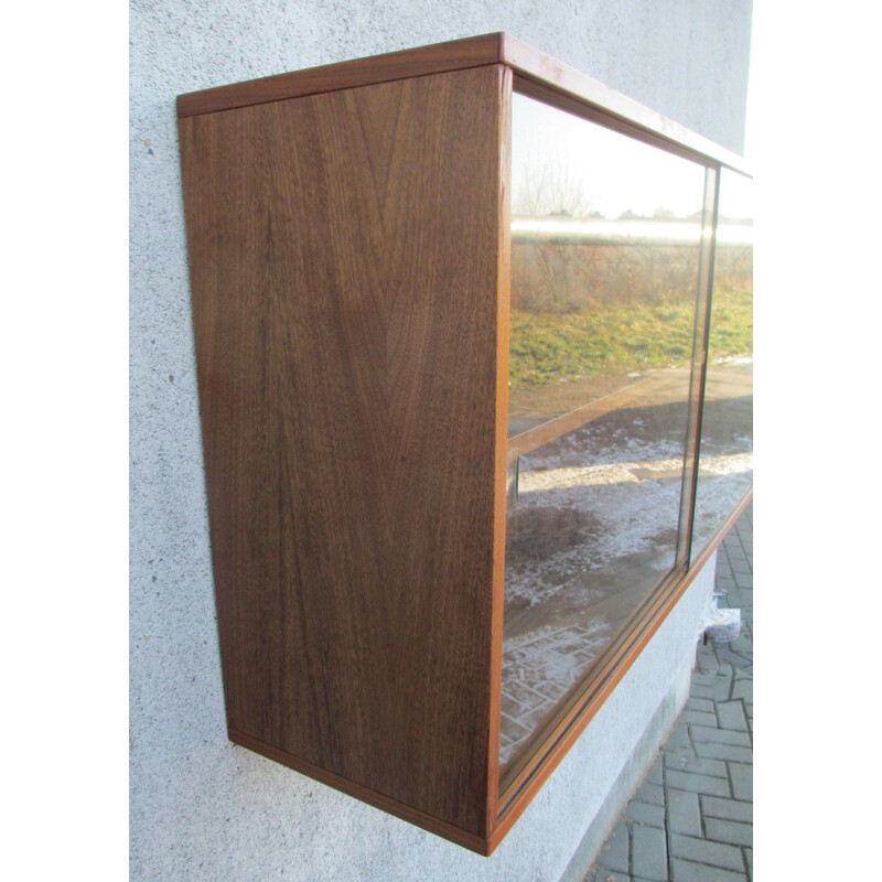 Teak veneered vintage shelf, 1970s