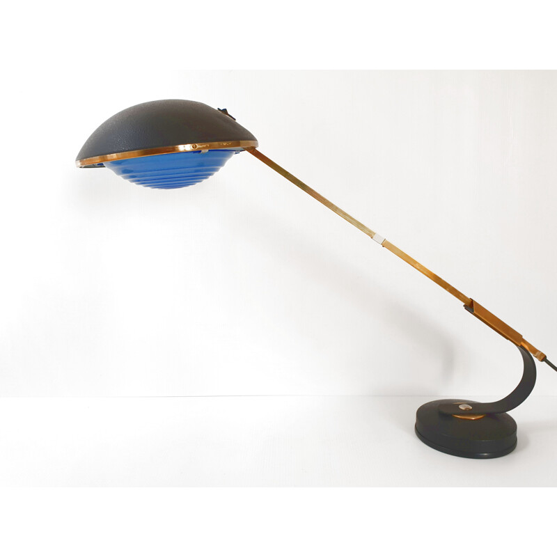 Vintage table lamp by Ferdinand Solère