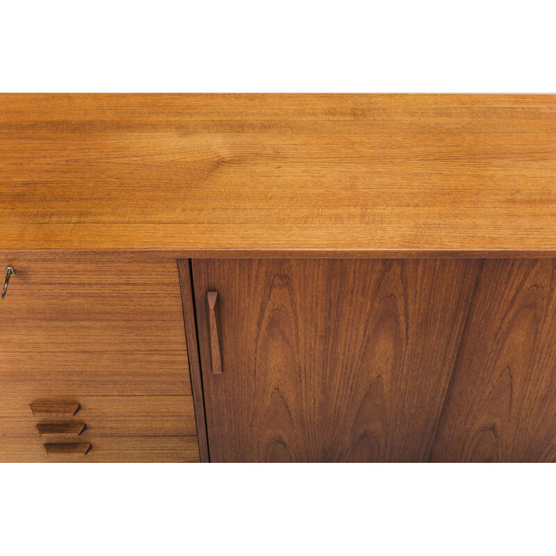 Vintage small teak sideboard, 1960s