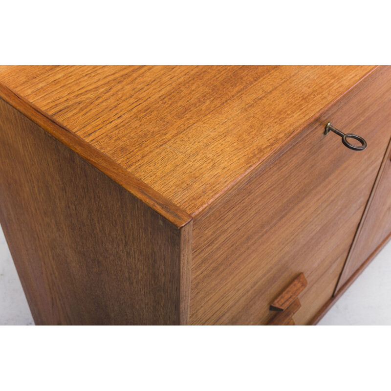 Vintage small teak sideboard, 1960s