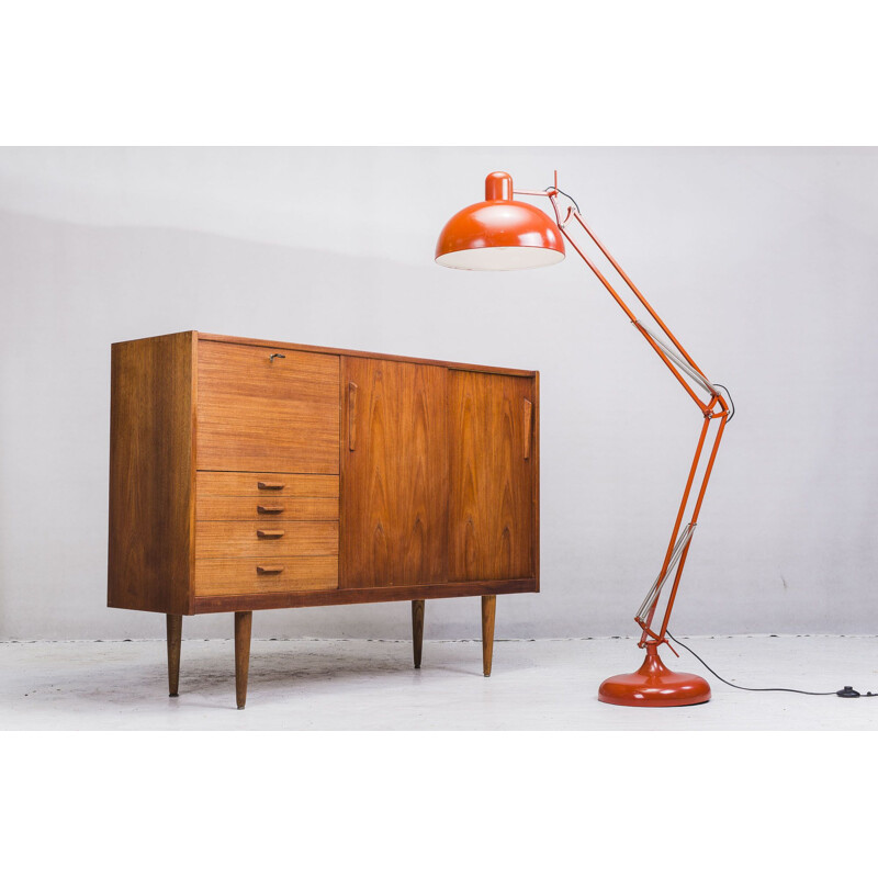 Vintage small teak sideboard, 1960s