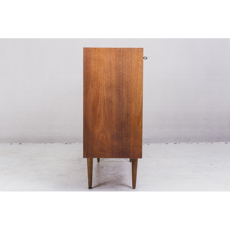 Vintage small teak sideboard, 1960s