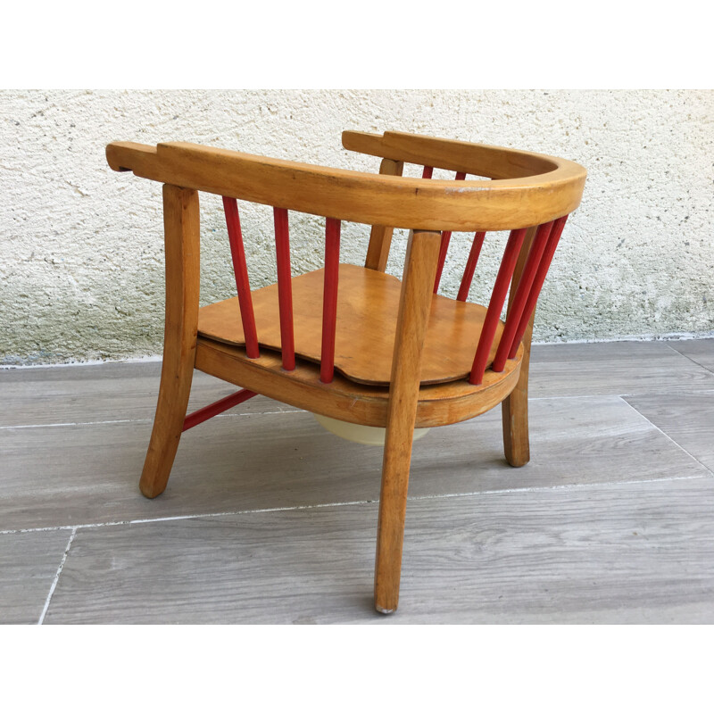 Fauteuil enfant vintage par Baumann, 1950