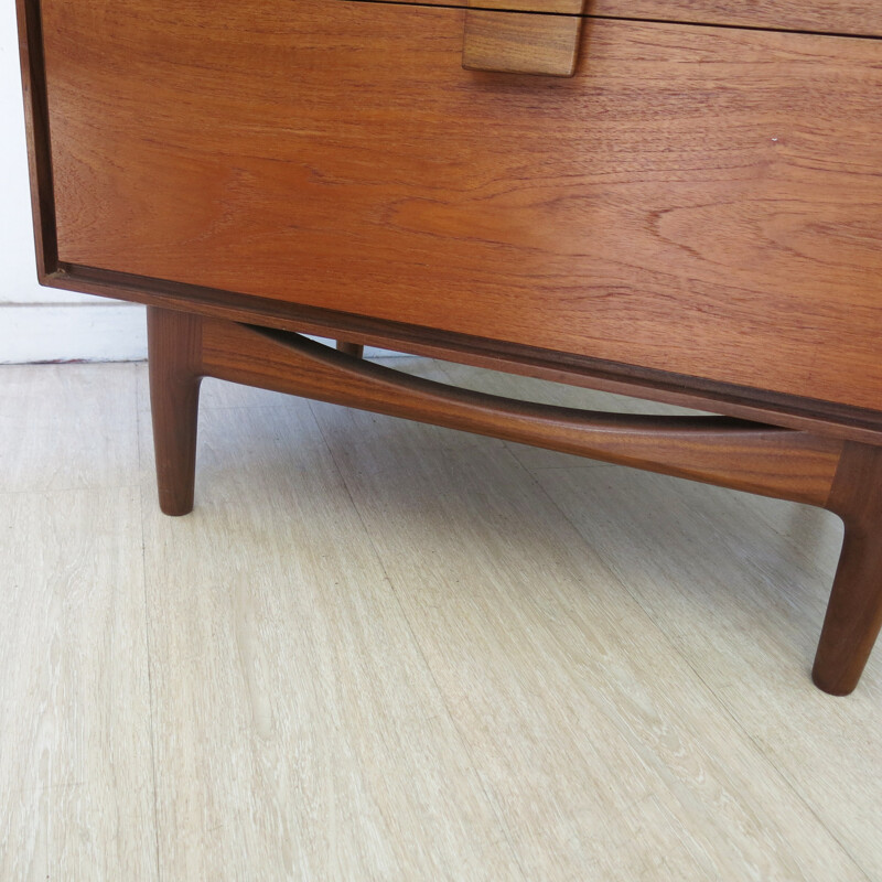 G Plan chest of drawers in African teak, Ib KOFOD LARSEN - 1960s