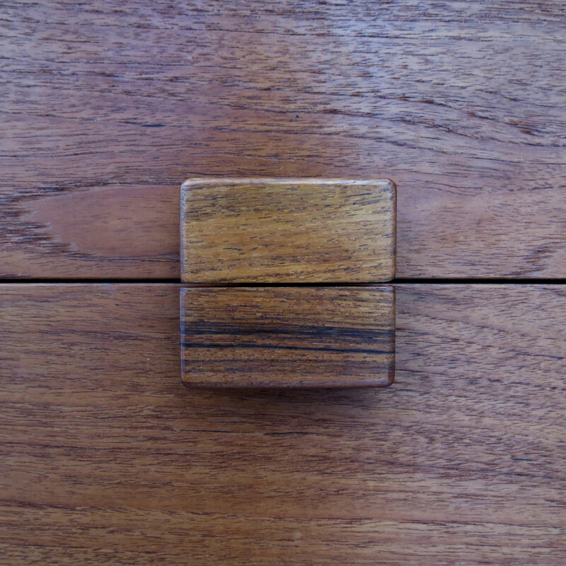 G Plan chest of drawers in African teak, Ib KOFOD LARSEN - 1960s