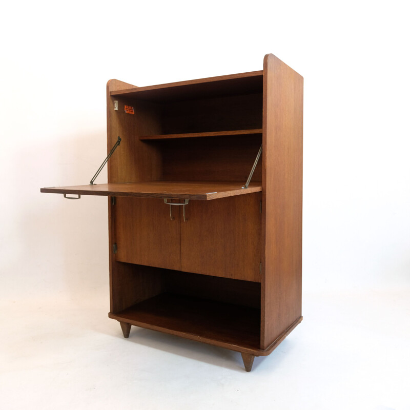 Vintage wooden secretary, France, 1960s