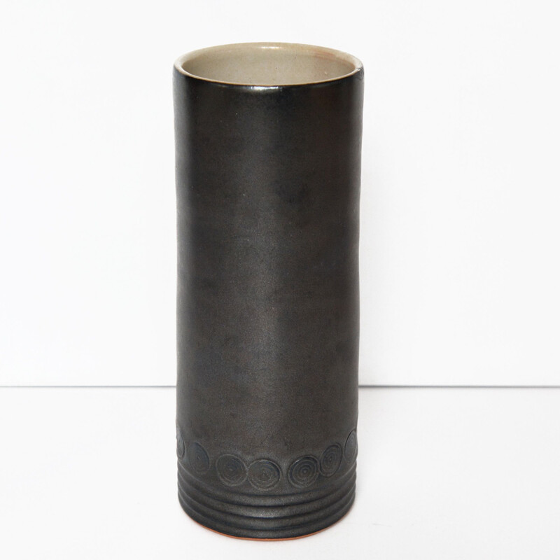 Vintage handmade ceramic vase by Jürgel Keramik, Germany, 1960s