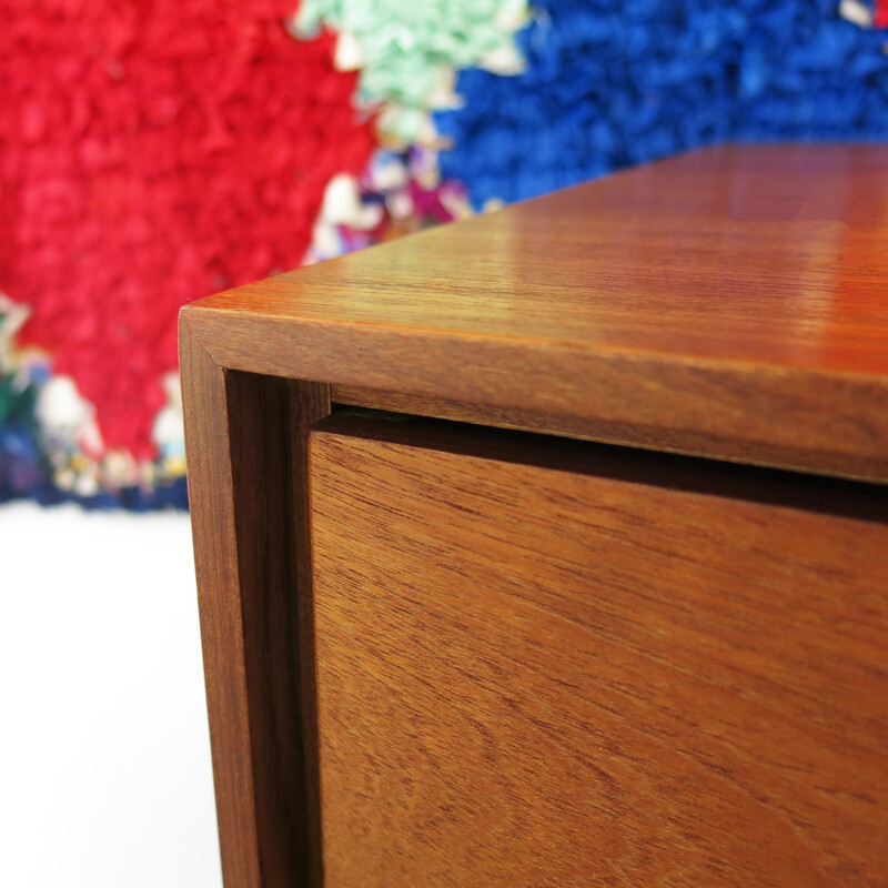 G Plan chest of drawers in African teak, Ib KOFOD LARSEN - 1960s