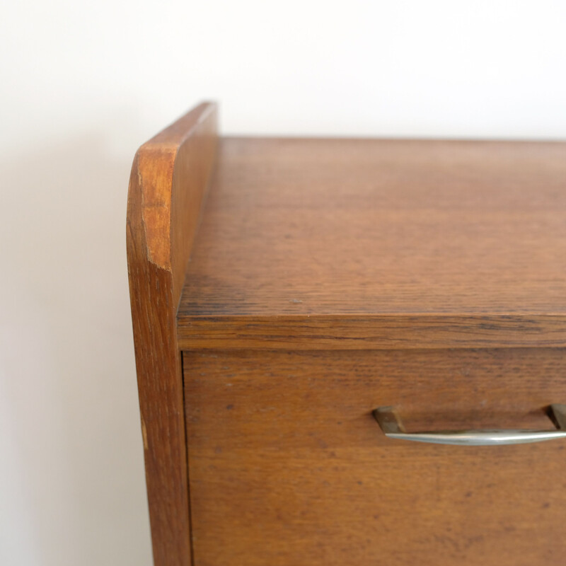 Vintage wooden secretary, France, 1960s