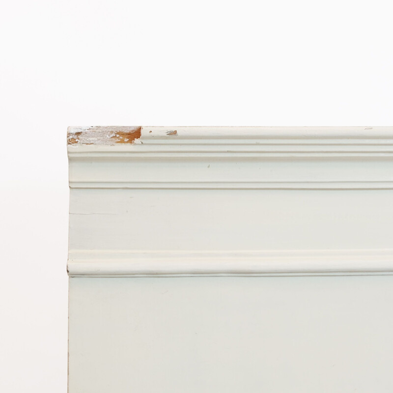 Vintage white wooden wardrobe, Italy, 1920s