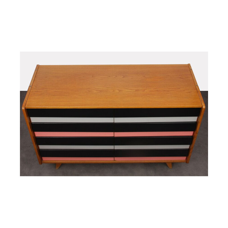 Vintage czech coloured chest of drawers by Jiri Jiroutek, 1960s