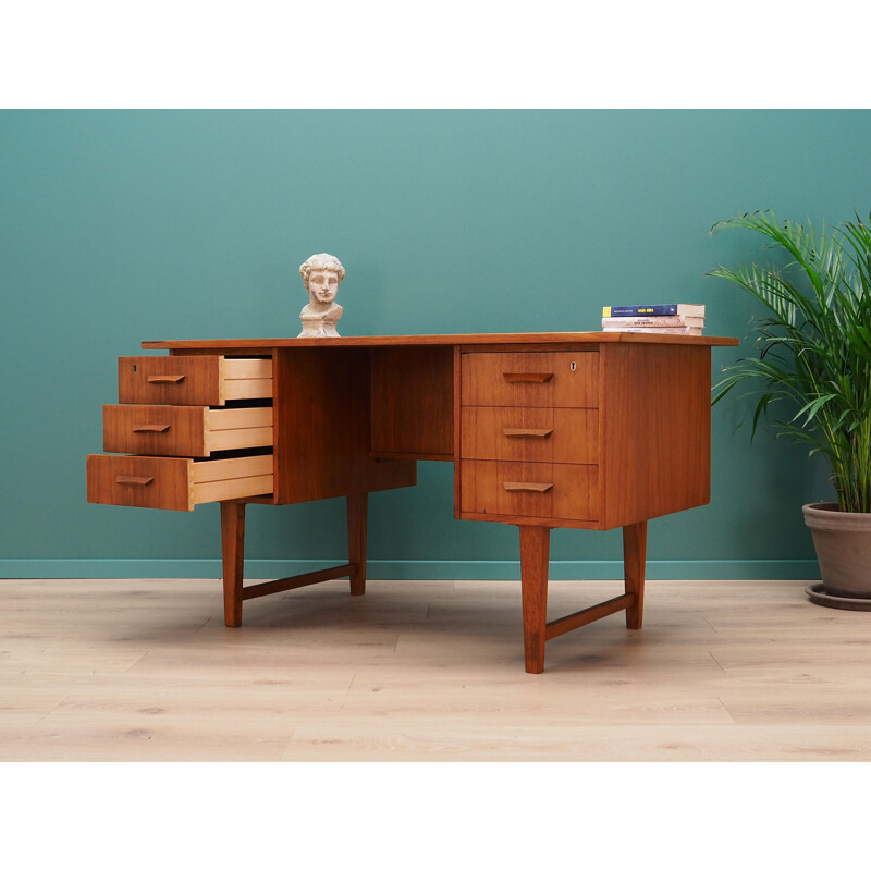 Teak scandinavian desk, 1970