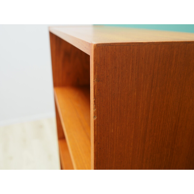 Teak vintage bookcase by Emil Clausen, 1970s