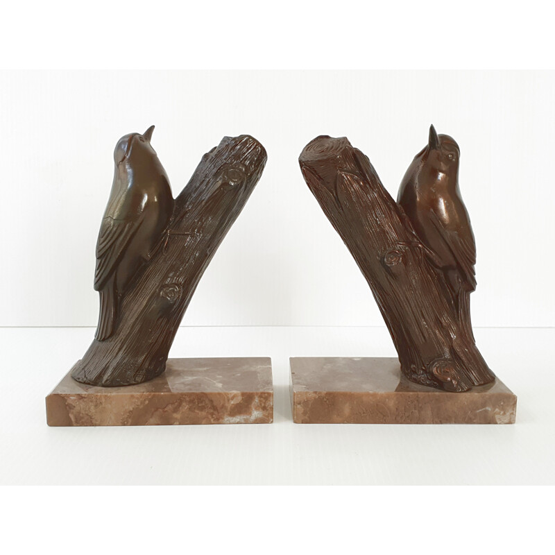 Pair of vintage art deco bookends