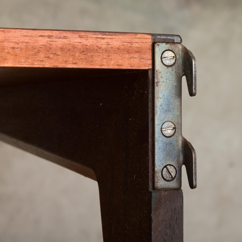 Vintage rosewood wall unit by Kai Kristiansen for FM Mobler