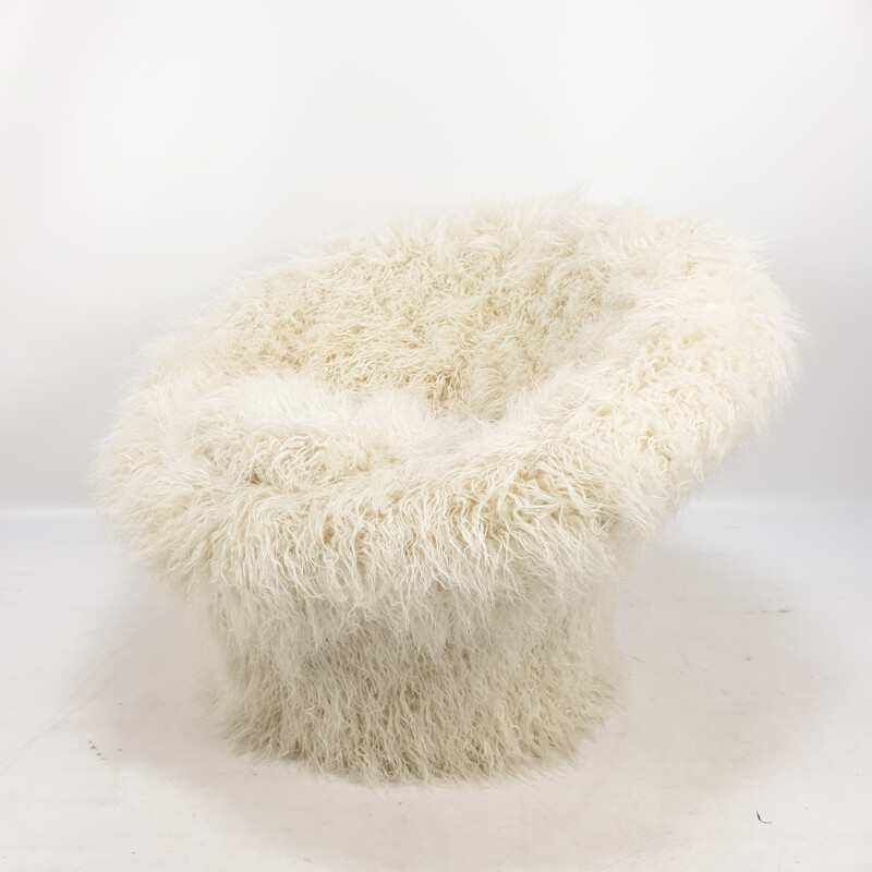 Vintage Mushroom Armchair & Pouf by Pierre Paulin for Artifort, 1960s