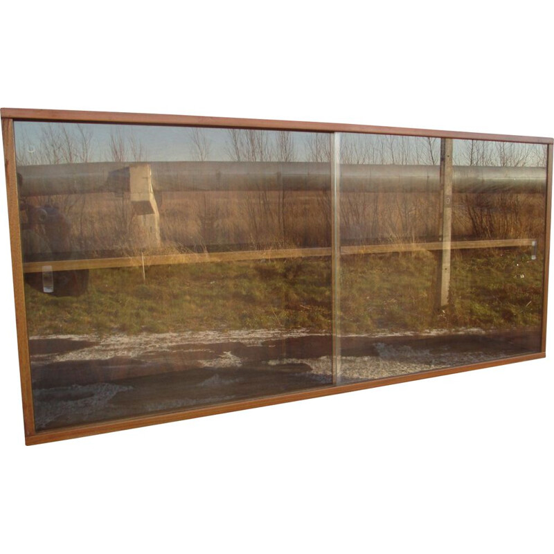 Teak veneered vintage shelf, 1970s