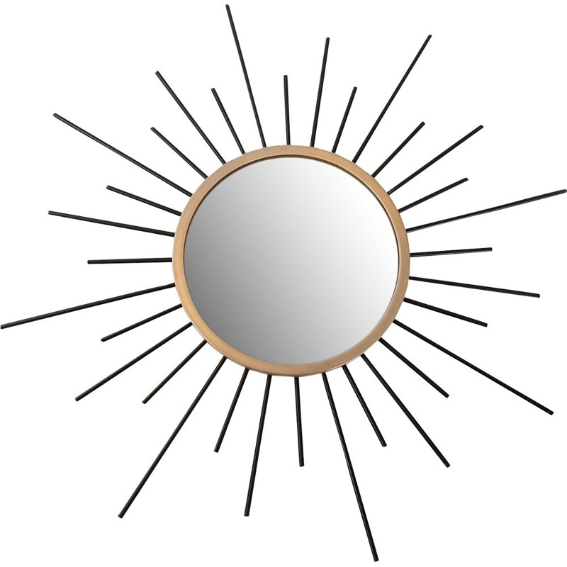 Vintage sun mirror, 1950