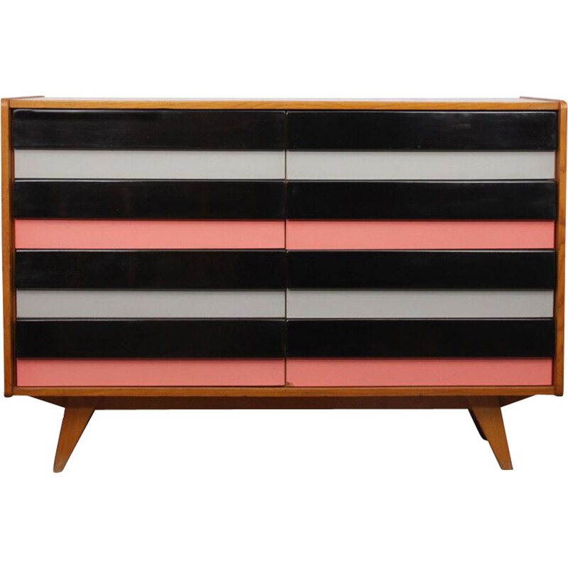 Vintage czech coloured chest of drawers by Jiri Jiroutek, 1960s