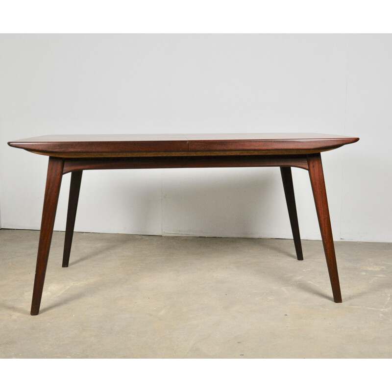 Vintage Extendable Dining Table by Louis van Teeffelen for WéBé, 1960s