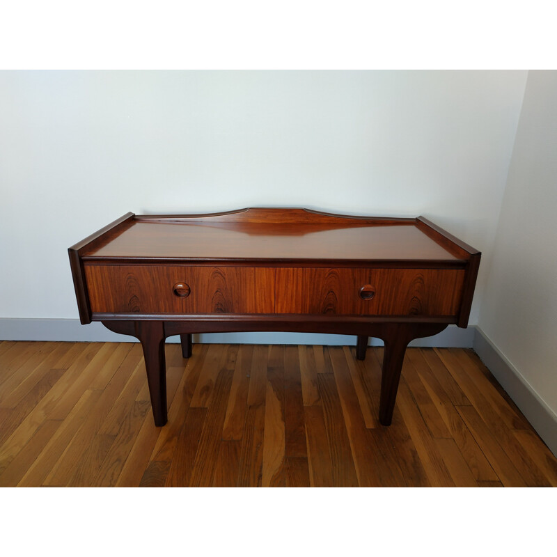 Vintage scandinavian rosewood dressing table, 1960s
