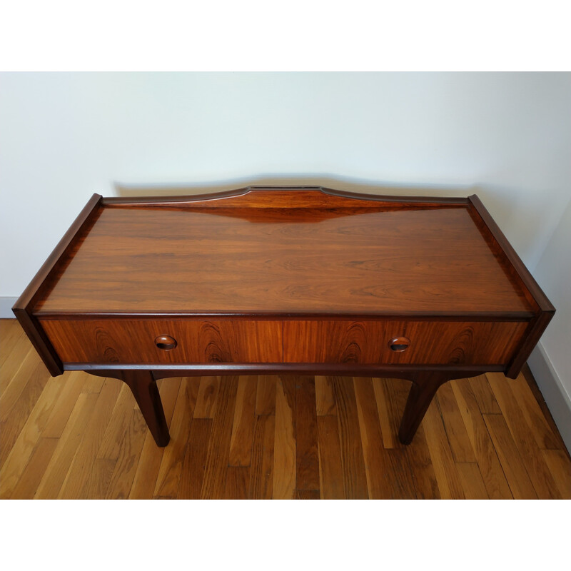 Vintage scandinavian rosewood dressing table, 1960s