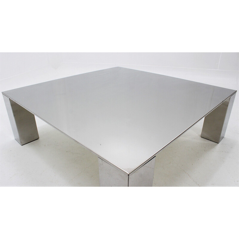 Vintage coffee table by Giovanni Offredi for Saporiti, 1970s