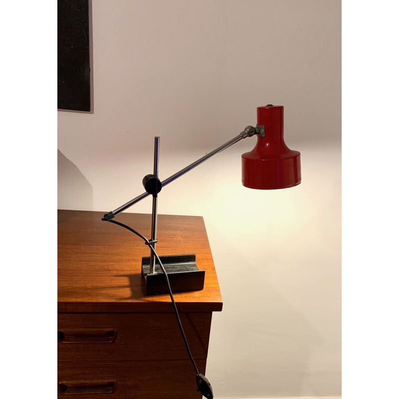 Lámpara de escritorio vintage de Hoogervorst, J. J. M. Anvia, 1960