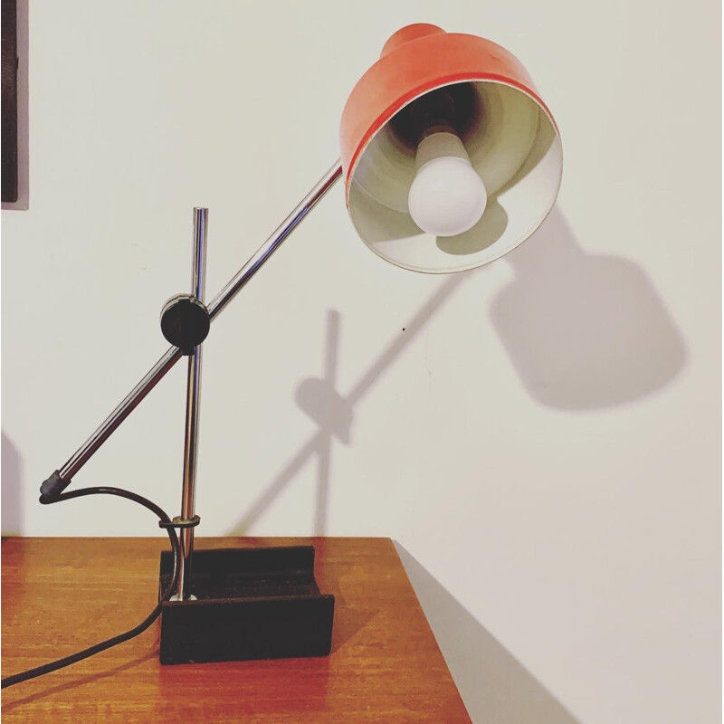Lámpara de escritorio vintage de Hoogervorst, J. J. M. Anvia, 1960