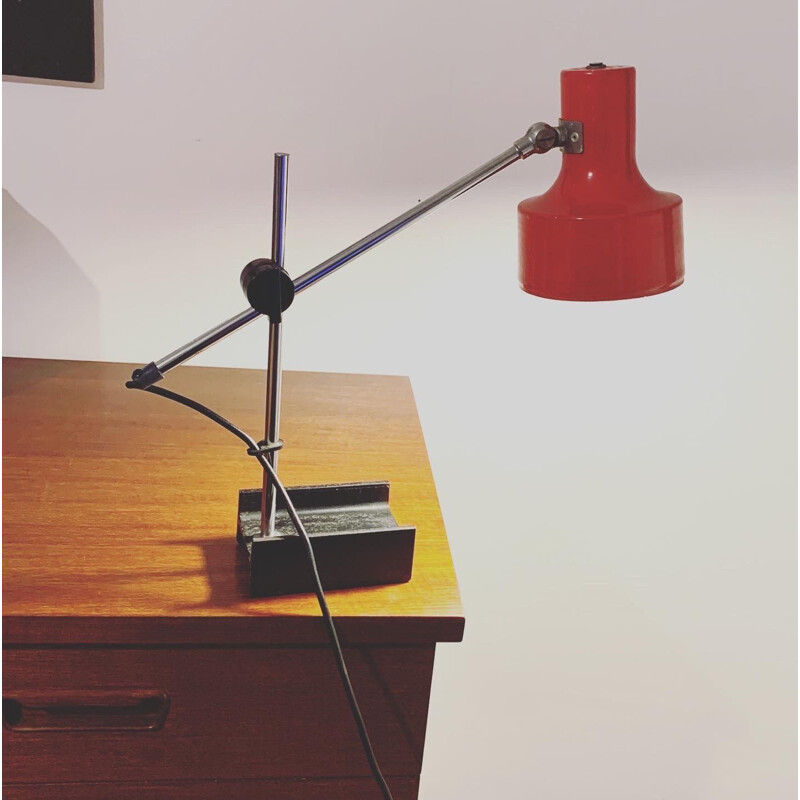Vintage-Schreibtischlampe von Hoogervorst, J. J. M. Anvia, 1960